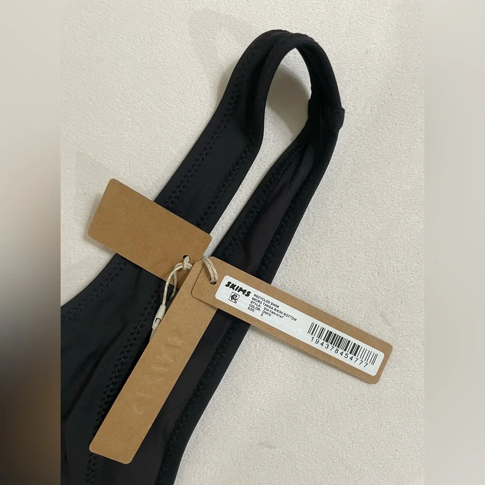 SKIMS SET NWT Black Bikini Swimsuit Size S